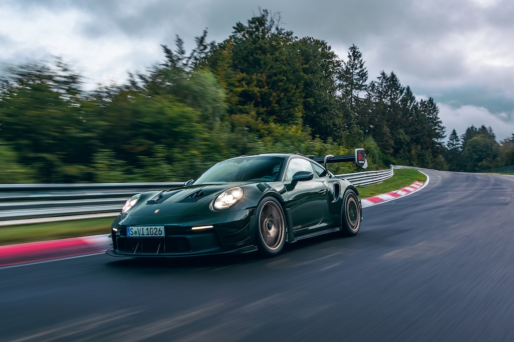 Manthey Kit til Porsche 911 GT3 RS: Motorsportsteknologi til trackday-fans.
(Foto: Porsche AG)